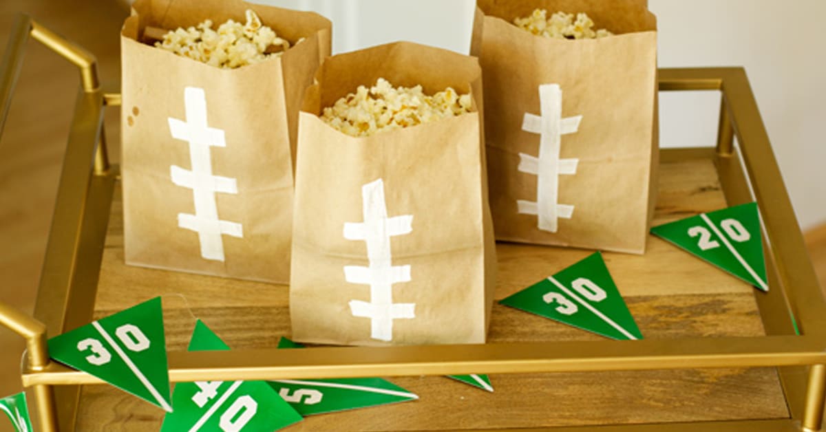 Football Snack Bags, So Easy! | Thoughtfully Simple