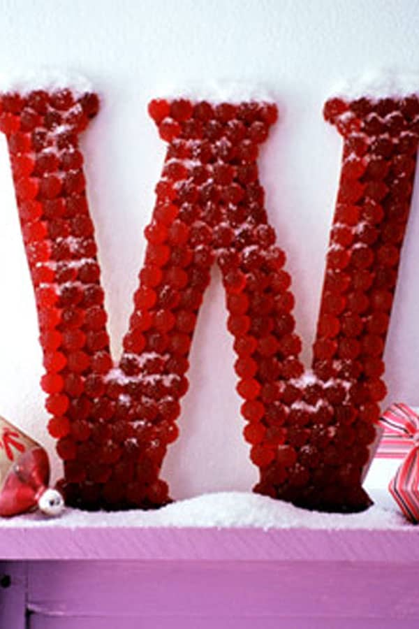 Decorating with Fake Cranberries
