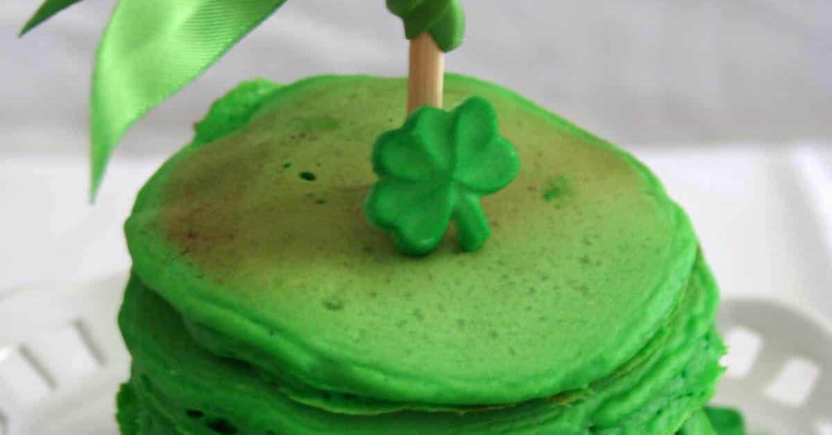 Green Pancakes For St. Patty's Day | Thoughtfully Simple