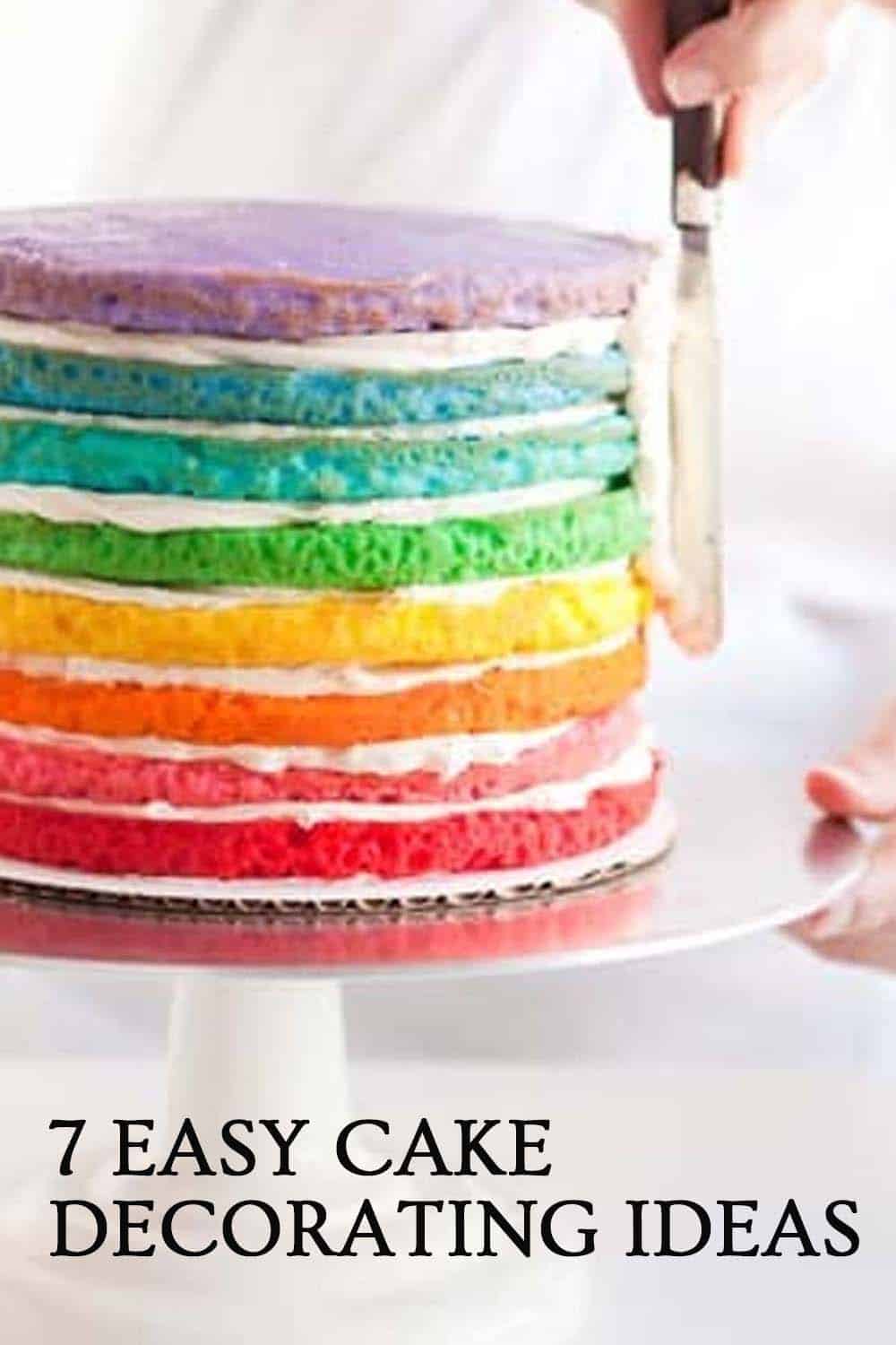 Easy Birthday Cake Decorating Ideas You Can Do! | Homemade birthday cakes,  Birthday cake decorating, Simple birthday cake