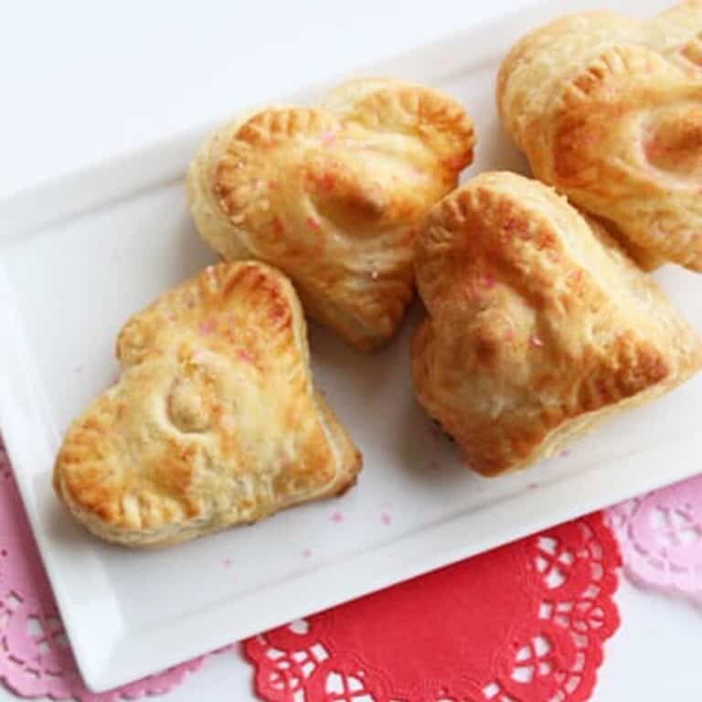 Chocolate Filled Pastry Hearts Thoughtfully Simple