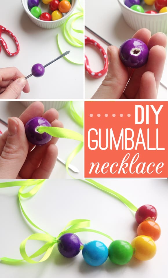 Easy To Make Gumball Necklaces Thoughtfully Simple
