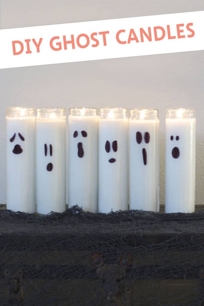 DIY Halloween Decorations | Simple Ghost Candles