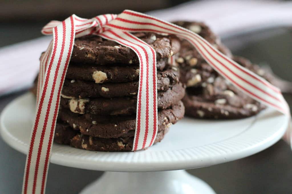Double Chocolate Peppermint Cookies