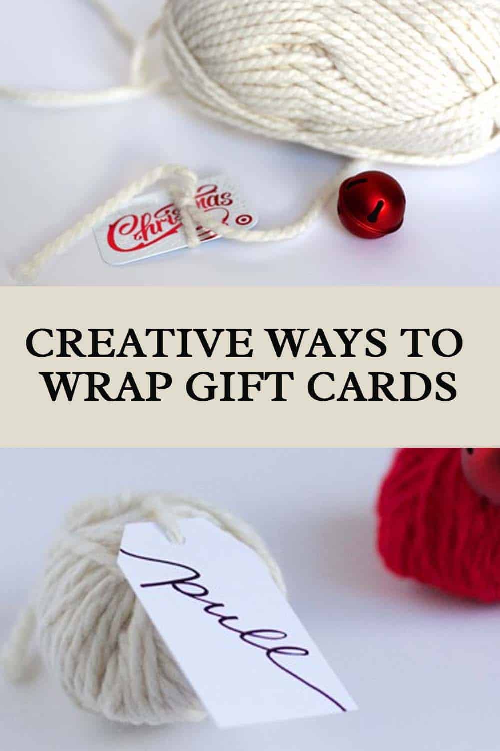 Creative Ways To Wrap Gift Cards: Yarn Bombs!