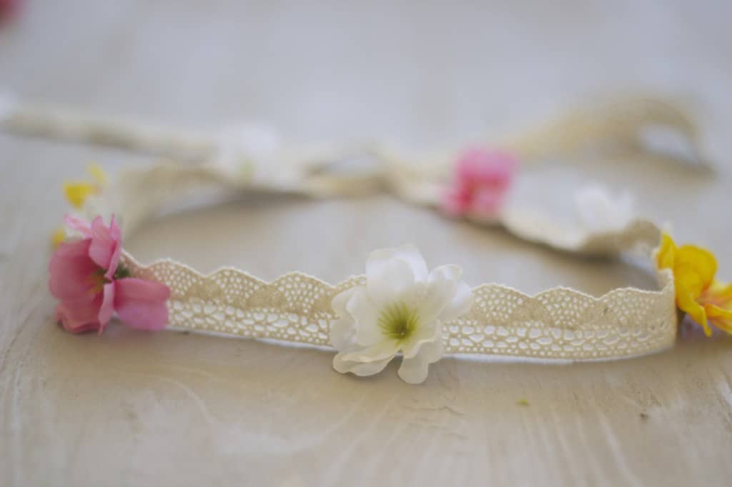 DIY flower headbands