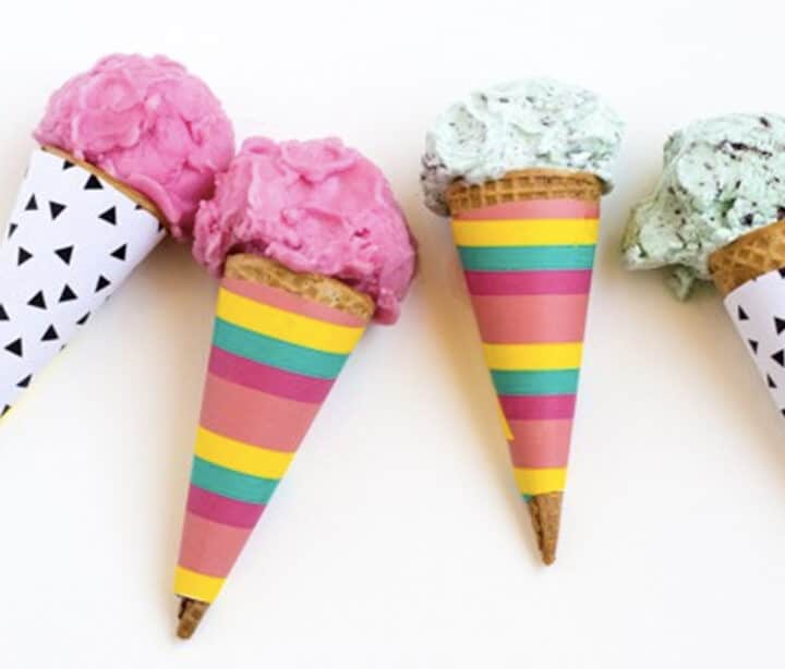 Ice Cream Cone Wrappers 