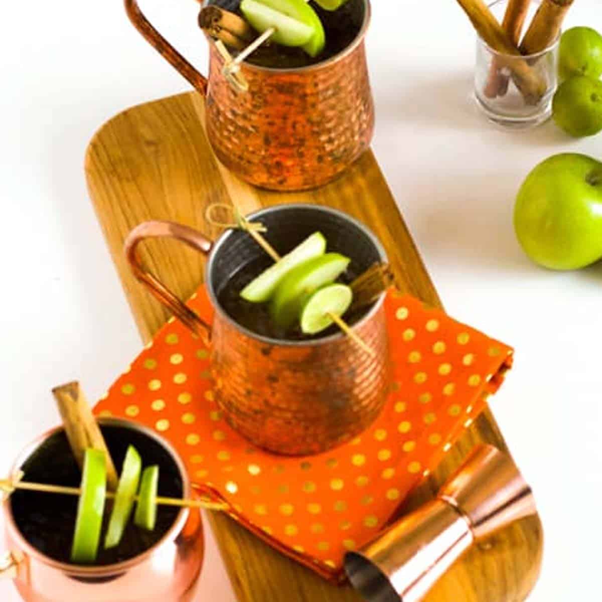 Apple cider moscow mule