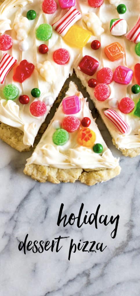 Dessert Pizza with Candy Toppings | Thoughtfully Simple