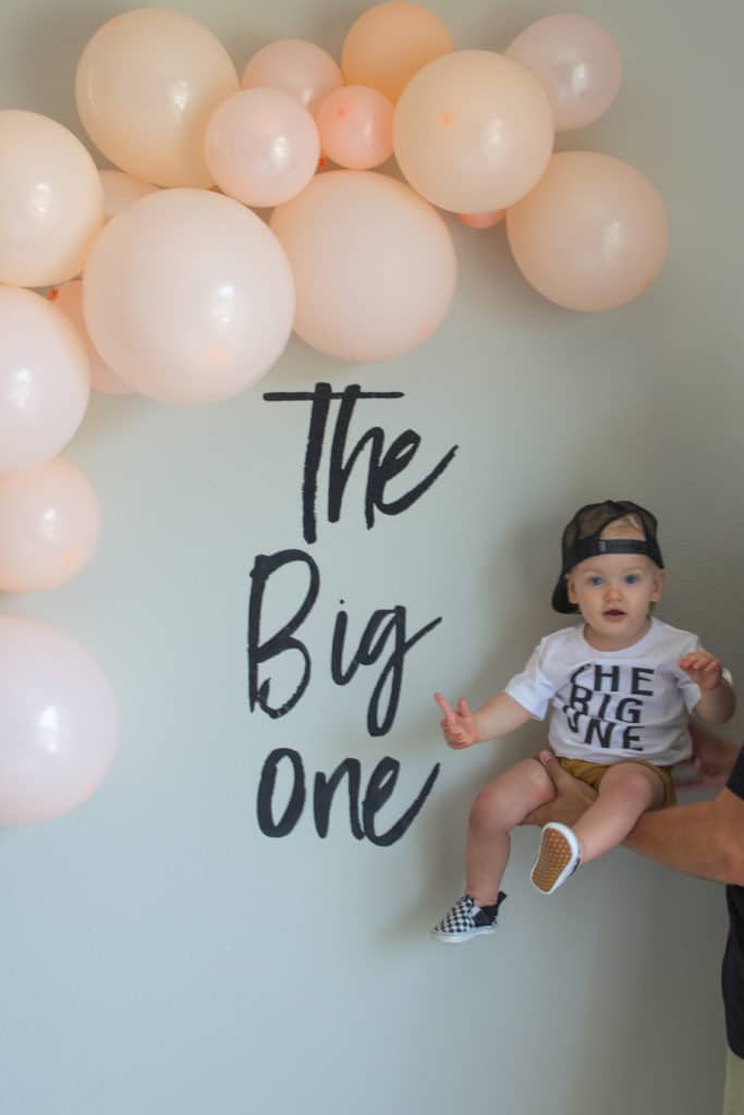 The Big ONE first birthday