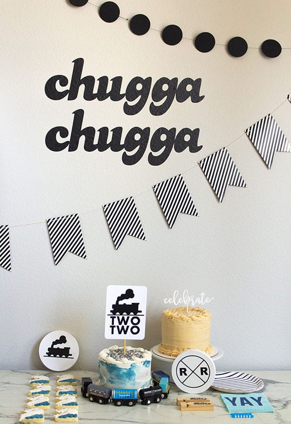 Editable Train Water Bottle Labels Chugga Chugga Two Two Train Birthday  Party Decor Train Party Decor Train Bottle Wraps Instant Download TC