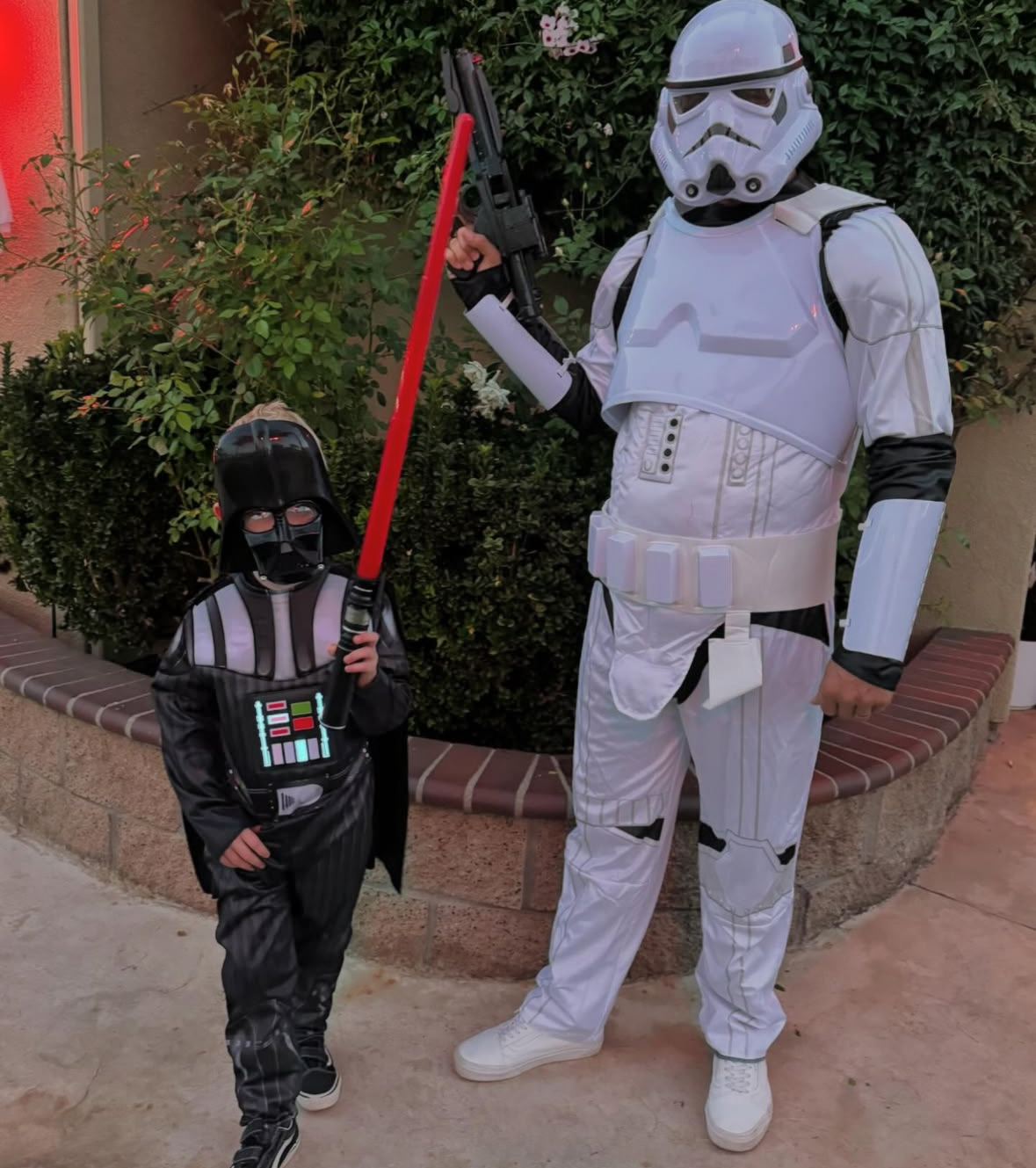 Dad and son Star Wars costume
