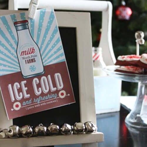 Milk and Cookies Party and Printables | Thoughtfully Simple