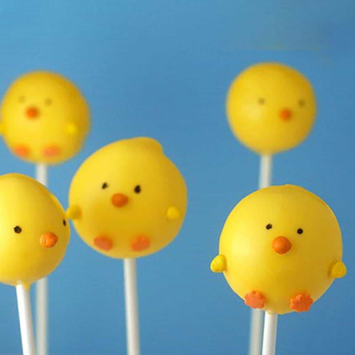 Baby Chick Easter Cake Pops