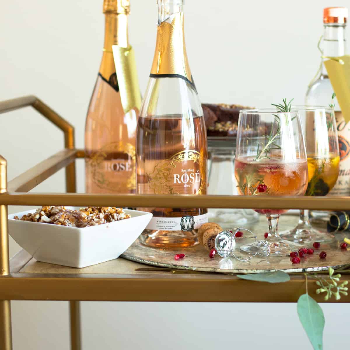 what should you stock your bar cart with