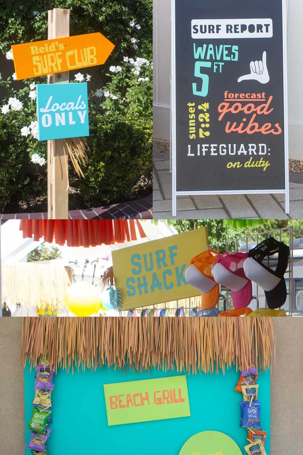 Surf Themed Birthday Party